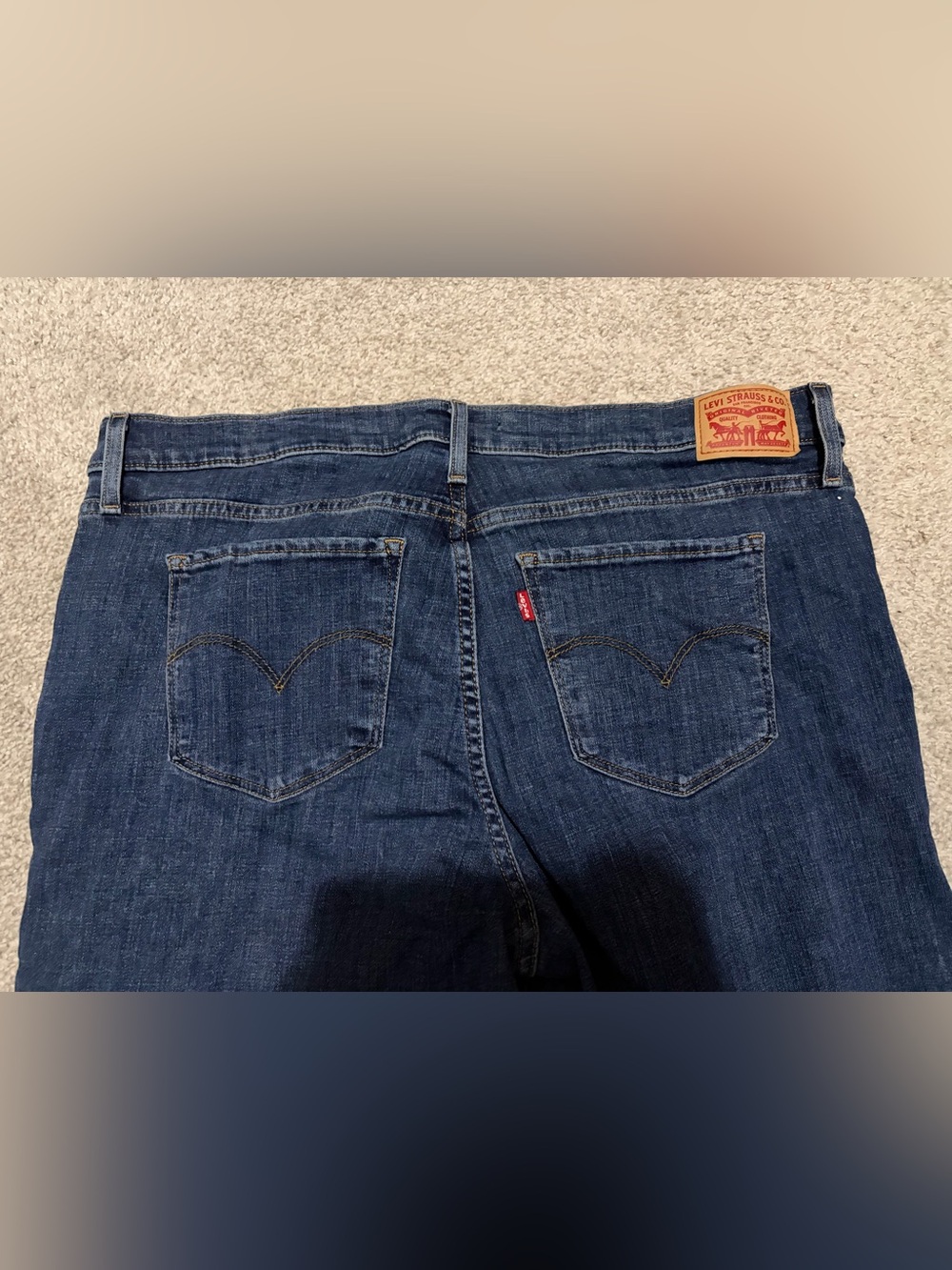 Levi’s 311 Shaping Skinny Jeans Womens Size 34 Dark Wash Stretch Denim - Picture 9 of 9